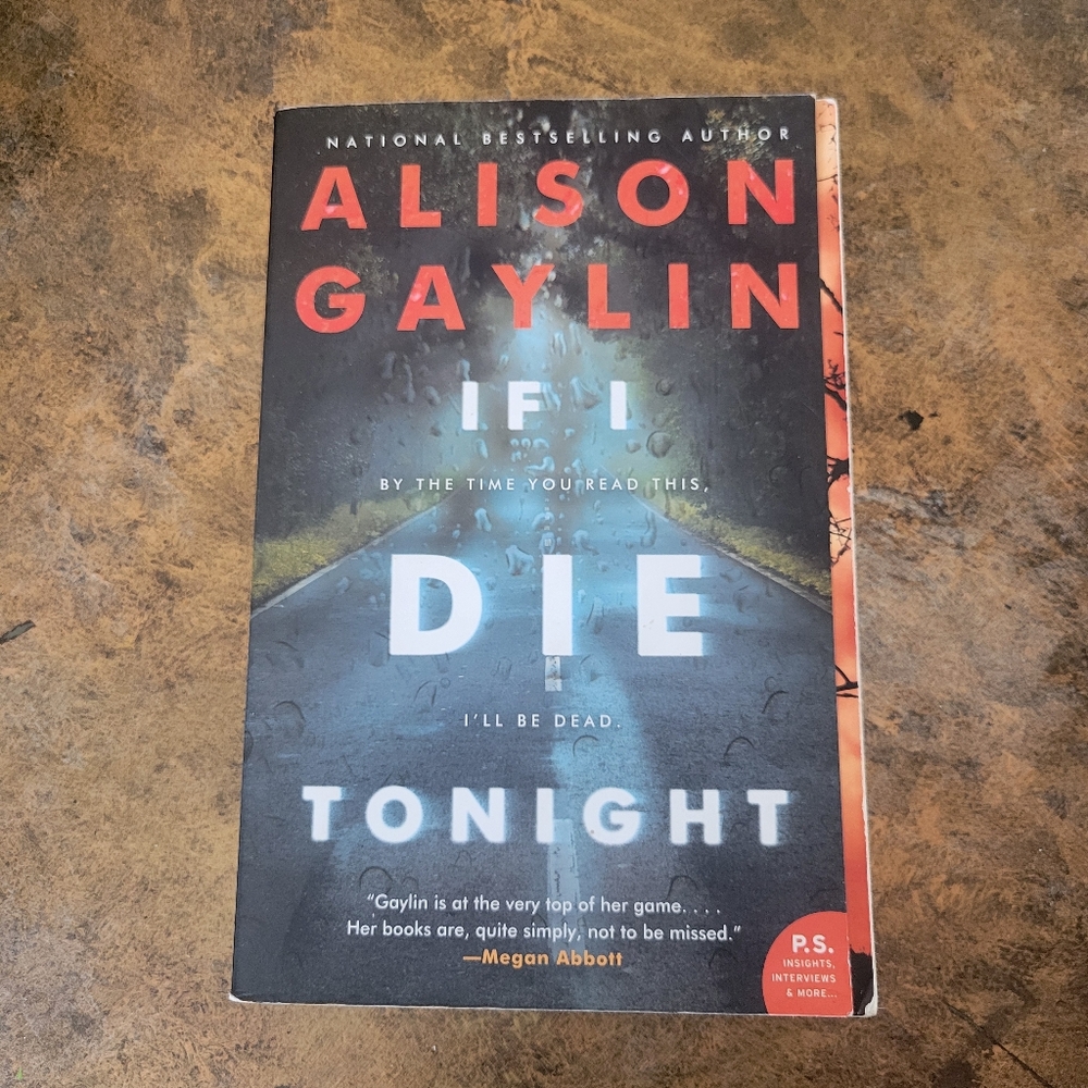 If I Die Tonight by Alison Gaylin Paperback Thriller Book - GUC